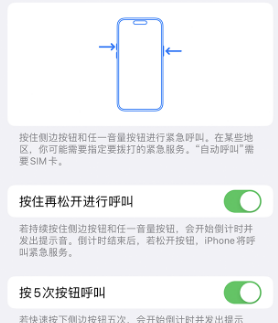 田东苹果14维修站分享iPhone14如何使用SOS紧急联络 